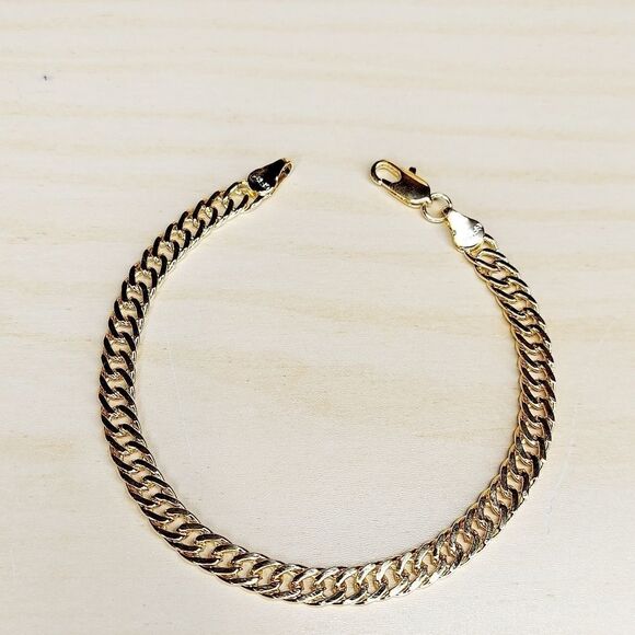 Men's 18k Gold Plated Bracelet - Picture 2 of 4